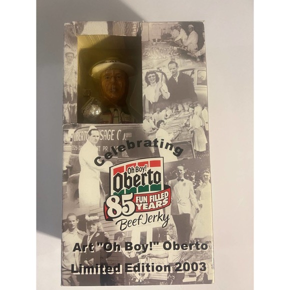 Oh Boy Oberto Art the owner bobble head hydroplane owner signed - Picture 2 of 12